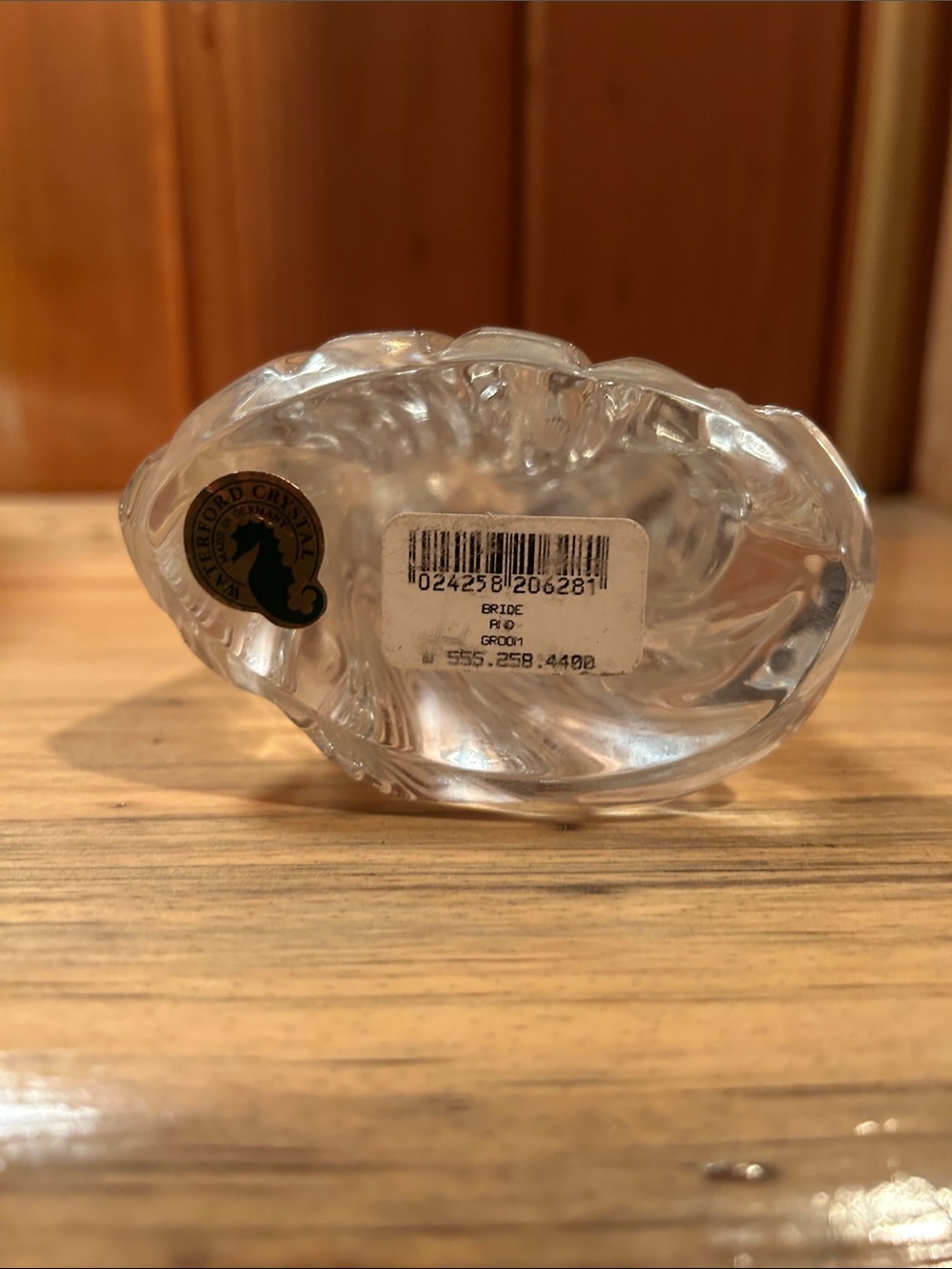 Waterford, Crystal bride and groom figurine - Picture 3 of 3